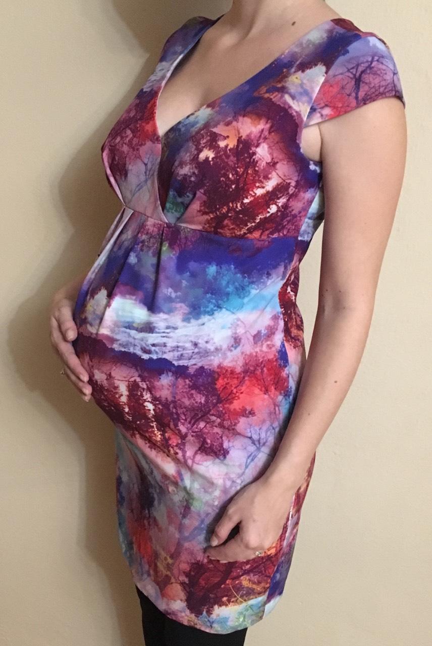 Elegantné tehotenské šaty zn. Elpasa  - Obrázok č. 1