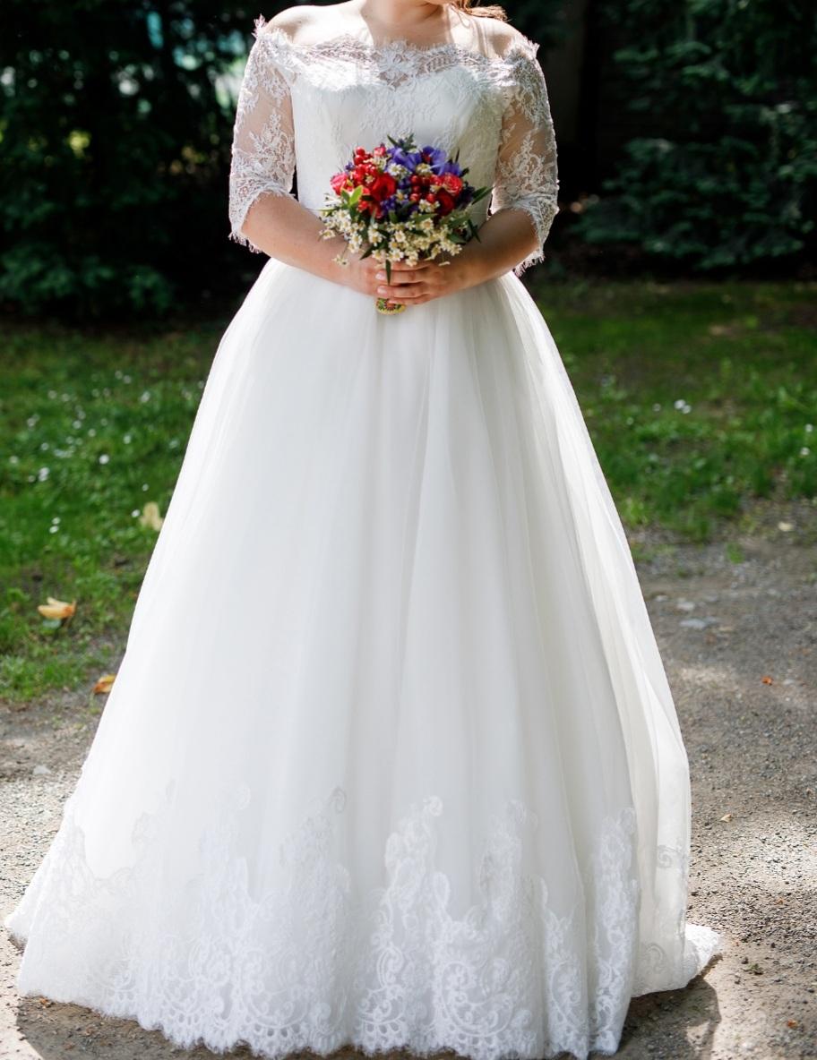Svatební  šaty  XL-XXL - Obrázek č. 1