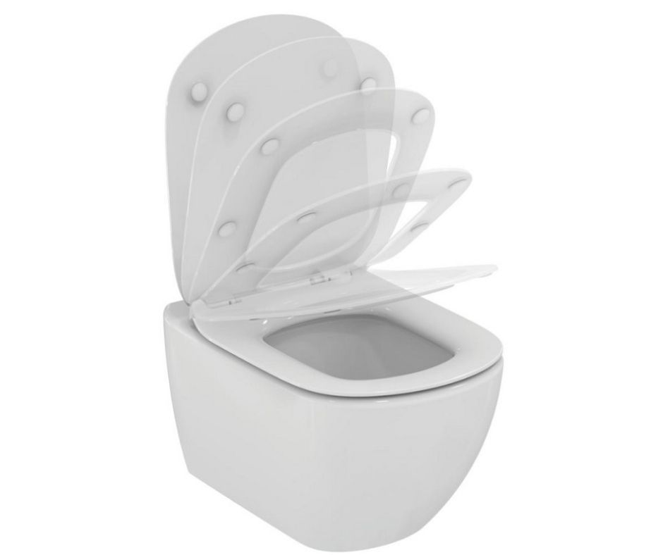 Závesné WC Tesi Aquablade + Slim sedadlo softclose - Obrázok č. 2