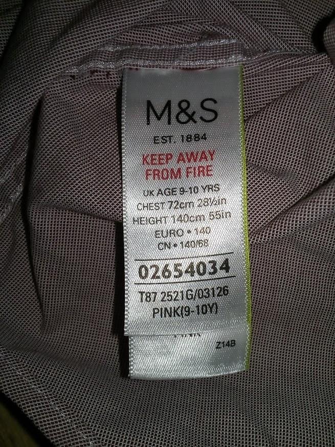 Chlapecká bílofialová košile M&S vel. 140 - Obrázek č. 2