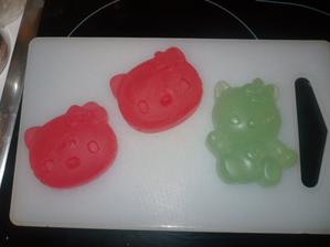 Mydla Hello Kitty :-) Pro kamaradku Pavlu a jeji Barusku.