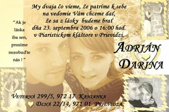 Toto je podklad na nase samovyrobene oznamenia