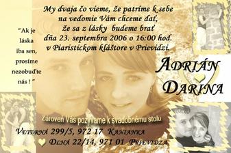 a s pozvankou